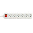 Фото #3 товара Удлинитель Lindy 73103 - 6 AC outlet(s) - Indoor - Type F - White - 3500 W - -4 - 40 °C