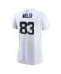 ფოტო #4 პროდუქტის Women's Darren Waller White Las Vegas Raiders Player Name Number T-shirt