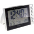 Фото #2 товара Technoline WT 188 - Digital table clock - Black - Silver - Plastic - 12/24h - °C - LCD