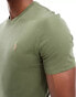 Polo Ralph Lauren icon logo t-shirt in mid green grün, 2XL - Chest 49-52 - фото #3