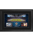 Фото #1 товара Detroit Lions Framed 10" x 18" Stadium Panoramic Collage with Game-Used Football - Limited Edition of 500
