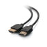 Фото #1 товара C2G 3ft (0.9m) Ultra Flexible High Speed HDMI® Cable with Low Profile Connectors - 4K 60Hz - 0.91 m - HDMI Type A (Standard) - HDMI Type A (Standard) - 3D - 10.2 Gbit/s - Black
