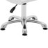 Фото #4 товара Krzesło kosmetyczne obrotowe z oparciem 38-52 cm LANCY - białe