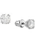 ფოტო #2 პროდუქტის Silver-Tone Constella Crystal Stud Earrings