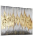 Фото #2 товара Gold Frequency Textured Metallic Hand Painted Wall Art by Martin Edwards, 30" x 40" x 1.5"