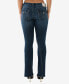 ფოტო #2 პროდუქტის Women's Joey Crystal Flap Flare Jeans