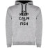 KRUSKIS Keep Calm And Fish Two-Colour hoodie