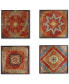 Фото #1 товара Madison Park Moroccan Tile 4-Pc. Gel-Coated Deco Box Print Set