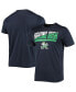 Men's Navy Notre Dame Fighting Irish Wordmark Slash T-shirt