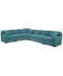 Фото #1 товара Radley 5-Pc Fabric Sectional with Apartment Sofa, Created for Macy's