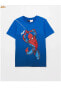 Фото #1 товара Lcw Kids Bisiklet Yaka Spiderman Baskılı Kısa Kollu Erkek Çocuk Tişört