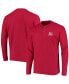 Фото #1 товара Men's Red Kansas City Chiefs Maverick Thermal Henley Long Sleeve T-shirt
