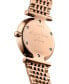 ფოტო #1 პროდუქტის Women's Swiss La Grande Classique de Longines Diamond (1/20 ct. t.w.) Rose Gold PVD Bracelet Watch 24mm