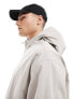 Фото #3 товара ASOS DESIGN windbreaker jacket with hood in stone