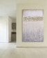 Dust Textured Metallic Hand Painted Wall Art by Martin Edwards, 60" x 40" x 1.5"