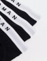 Topman 3 pack briefs in black, white and grey marl with white waistbands