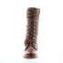Фото #5 товара Bed Stu Shelby F378103 Womens Brown Leather Lace Up Casual Dress Boots