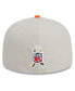 ფოტო #2 პროდუქტის Men's Stone, Orange Denver Broncos 2023 Salute To Service 59FIFTY Fitted Hat