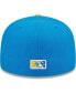 Фото #3 товара Men's Yellow, Blue Sacramento Dorados Copa De La Diversion 59FIFTY Fitted Hat