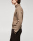 Фото #4 товара Men's Twisted Turtleneck Sweater