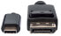 Фото #5 товара Manhattan USB-C to DisplayPort Cable - 4K@60Hz - 1m - Male to Male - Black - Equivalent to CDP2DP1MBD - Three Year Warranty - Polybag - 1 m - USB Type-C - DisplayPort - Male - Male - Straight