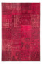 Фото #2 товара Patchwork Teppich - 297 x 200 cm - rot