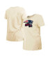ფოტო #1 პროდუქტის Women's Cream New England Patriots Chrome Sideline T-shirt