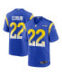 ფოტო #1 პროდუქტის Men's Blake Corum Royal Los Angeles Rams 2024 NFL Draft Game Player Jersey