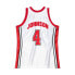 MITCHELL & NESS NCAA WHITE JERSEY UNLV RUNNIN REBELS 1989 LARRY JOHNSON