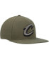 ფოტო #3 პროდუქტის Men's Olive Cleveland Cavaliers Ballpark Camo Captain Snapback Hat