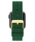 Фото #3 товара Ремешок для часов Anne Klein текстурированный зеленый силиконовый совместимый с Apple Watch 38/40/41 мм