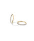 ფოტო #1 პროდუქტის Gaia Celestial Sunburst Mini Hoop Earrings