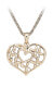 Фото #1 товара Bronze pendant made of silver Heart P0000976