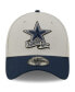 ფოტო #2 პროდუქტის Men's Gray, Navy Dallas Cowboys 2022 Sideline 39THIRTY Flex Hat