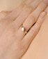 ფოტო #2 პროდუქტის Diamond Accent Oval Signet Ring in 14k Gold