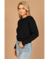 ფოტო #5 პროდუქტის Womens Liv Chain Detail Knit Sweater