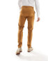 ASOS DESIGN skinny suit trousers in tobacco