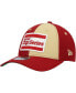 Фото #2 товара Men's Gold, Red NASCAR 9FORTY A-Frame Snapback Hat