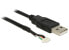 Фото #4 товара Delock USB 2.0 A M / 5 pin V5 1.5m, 1.5 m, Black, 5 pin SMT, USB 2.0 A, Male/Male