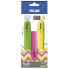 Фото #1 товара MILAN Blister Pack 3 Fluo Highlighters (Yellow Green And Pink)