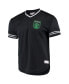 ფოტო #3 პროდუქტის Men's Black Austin FC Mesh V-Neck T-shirt