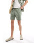 Brave Soul cotton chino short in sage green