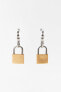 Padlock earrings