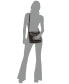 ფოტო #2 პროდუქტის Nappa Leather Front Zip Crossbody, Created for Macy's