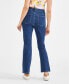 Фото #2 товара Petite Mid-Rise Curvy Bootcut Jeans, Created for Macy's