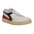 Фото #2 товара Diadora Mi Basket Row Cut Lace Up Mens White Sneakers Casual Shoes 176282-C9595