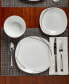 Curves Square 12 Pc. Dinnerware Set, Service for 4 - фото #7