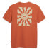 Puma Sun Ray Circle Logo Crew Neck Short Sleeve T-Shirt Mens Orange Casual Tops