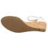 Фото #9 товара VANELi Monir Wedge Womens White Casual Sandals 308157