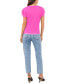 ფოტო #4 პროდუქტის Women's Crewneck Ruffle-Short-Sleeve Top